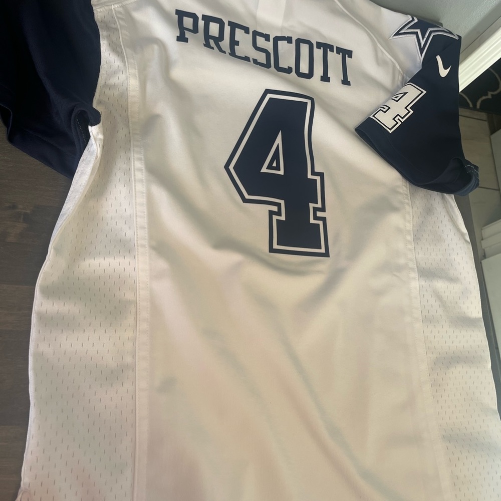 Dallas Cowboys Jersey NFL Nike On Field Youth Large